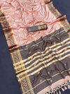 Rose Paithani  By weaving jari Cotton Silk Designer Sarees Wholesalers In Delhi